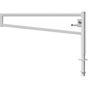 Swiveling gates | for casting in concrete, hot-dip galvanized | total width: 2000 mm | with triangular lock
